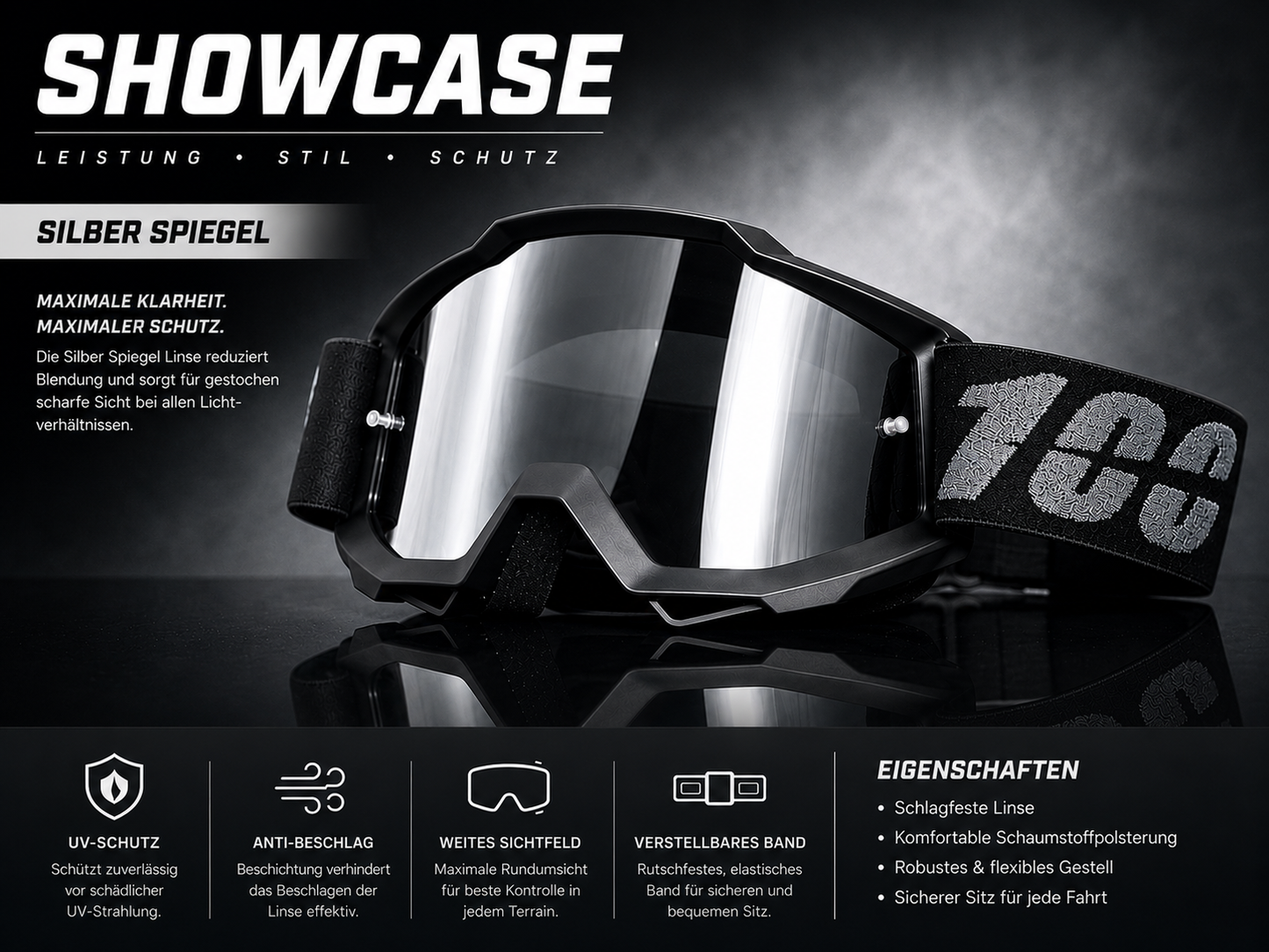 Nexride Goggle 2nd  Edition | Silver