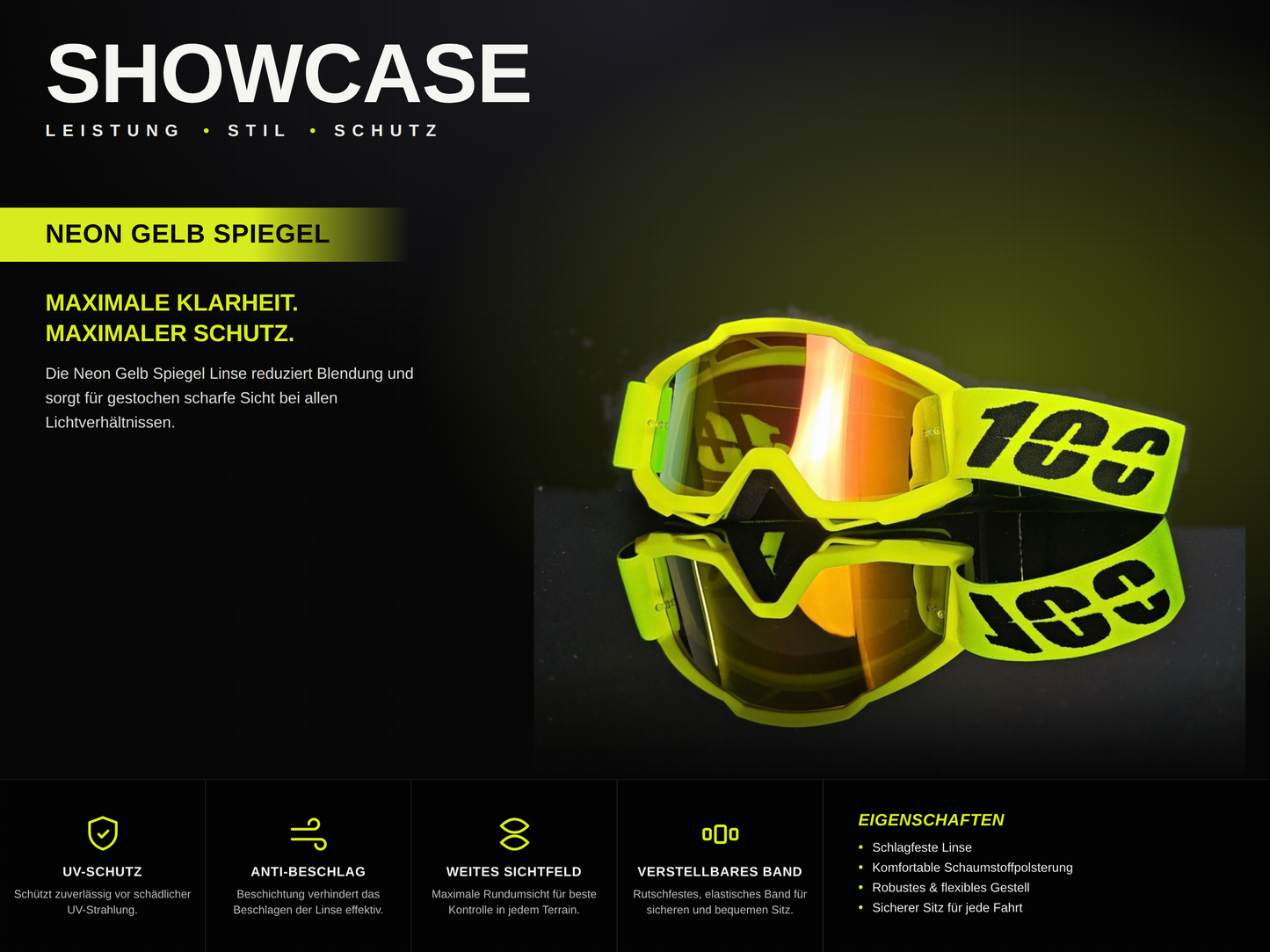 Nexride Goggle 2nd  Edition | Neon